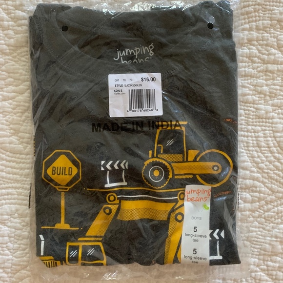 NWT long sleeve tee size 5 - Picture 1 of 1